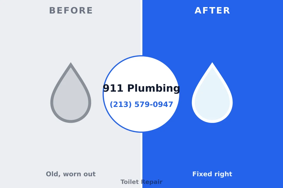 Before and after: plumbing company Blue Springs, MO